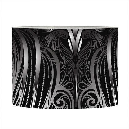 Sliver Spiritual Owl Print Drum Lamp Shade