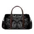 Sliver Spiritual Owl Print Duffel Bag