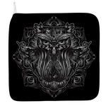 Sliver Spiritual Owl Print Hand Towel