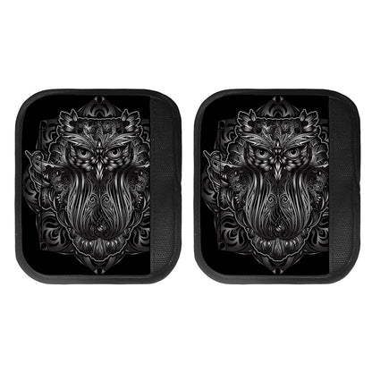 Sliver Spiritual Owl Print Handle Covers
