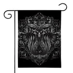 Sliver Spiritual Owl Print House Flag