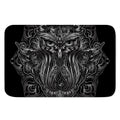 Sliver Spiritual Owl Print Indoor Door Mat