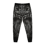 Sliver Spiritual Owl Print Jogger Pants
