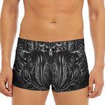 Sliver Spiritual Owl Print Men's Short Boxer Briefs