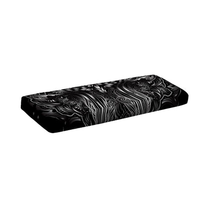 Sliver Spiritual Owl Print Piano Keyboard Cover