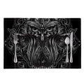 Sliver Spiritual Owl Print Placemat