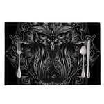 Sliver Spiritual Owl Print Placemat