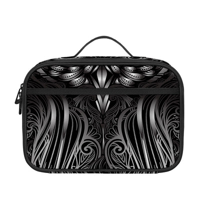Sliver Spiritual Owl Print Portable Lunch Bag