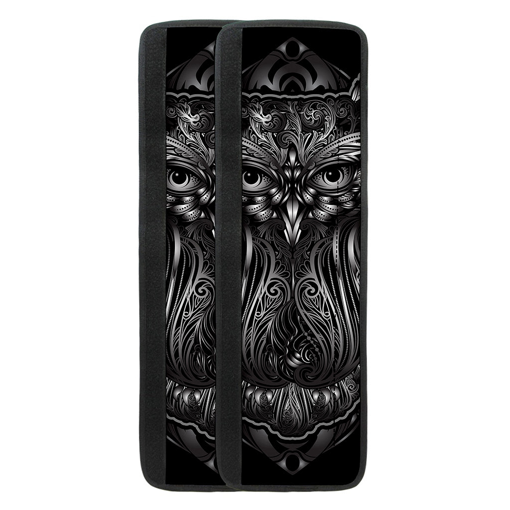 Sliver Spiritual Owl Print Refrigerator Handle Covers