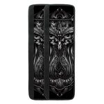 Sliver Spiritual Owl Print Refrigerator Handle Covers