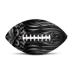 Sliver Spiritual Owl Print Rugby Ball