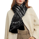 Sliver Spiritual Owl Print Scarf