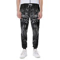 Sliver Spiritual Owl Print Joggers