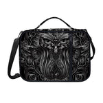 Sliver Spiritual Owl Print Shoulder Strap Bible Bag