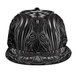 Sliver Spiritual Owl Print Snapback Cap