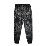 Sliver Spiritual Owl Print Sweatpants