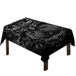 Sliver Spiritual Owl Print Tablecloth