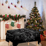 Sliver Spiritual Owl Print Tablecloth