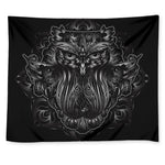 Sliver Spiritual Owl Print Tapestry
