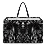 Sliver Spiritual Owl Print Utility Tote Bag