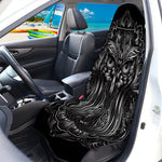 Sliver Spiritual Owl Print Waterproof Car Seat Cover