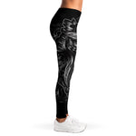 Sliver Spiritual Owl Print Women's Leggings