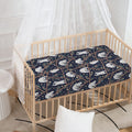Sloth Family Pattern Print Baby Crib Sheet