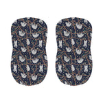 Sloth Family Pattern Print Bar Stool Covers