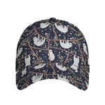 Sloth Family Pattern Print Baseball Cap