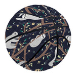 Sloth Family Pattern Print Basketball