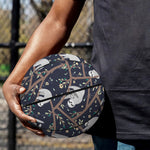 Sloth Family Pattern Print Basketball