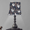 Sloth Family Pattern Print Bell Lamp Shade