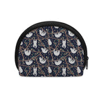 Sloth Family Pattern Print Coin Purse
