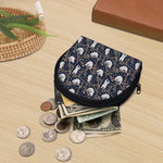 Sloth Family Pattern Print Coin Purse