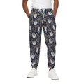 Sloth Family Pattern Print Cotton Sweatpants