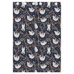 Sloth Family Pattern Print Curtain