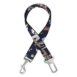 Sloth Family Pattern Print Dog Seat Belt
