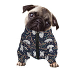 Sloth Family Pattern Print Dog Zip Up Jacket