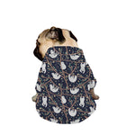 Sloth Family Pattern Print Dog Zip Up Jacket