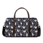 Sloth Family Pattern Print Duffle Bag