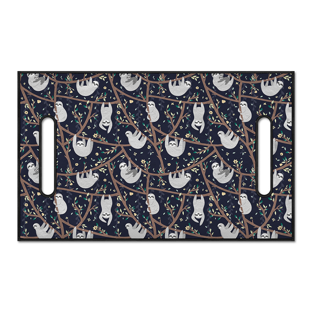 Sloth Family Pattern Print Golf Cart Seat Cover