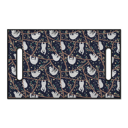 Sloth Family Pattern Print Golf Cart Seat Cover