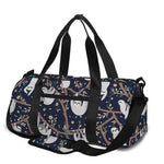 Sloth Family Pattern Print Gym Bag