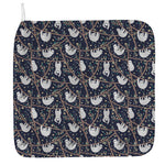 Sloth Family Pattern Print Hand Towel