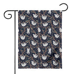 Sloth Family Pattern Print House Flag