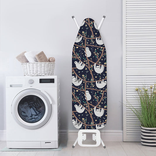 Sloth Family Pattern Print Ironing Board Cover