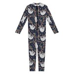 Sloth Family Pattern Print Jumpsuit