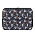 Sloth Family Pattern Print Laptop Sleeve
