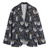 Sloth Family Pattern Print Men's Blazer