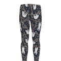 Sloth Family Pattern Print Men's Leggings